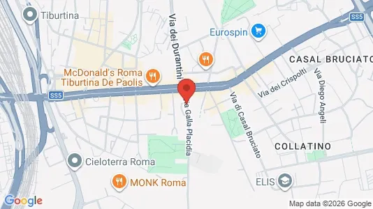 Apartments for rent i Roma Municipio IV – Tiburtino - kort over placeringen