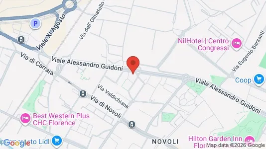 Apartments for rent i Florence - kort over placeringen