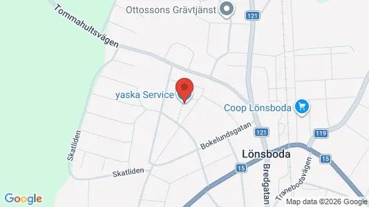 Apartments for rent i Osby - kort over placeringen