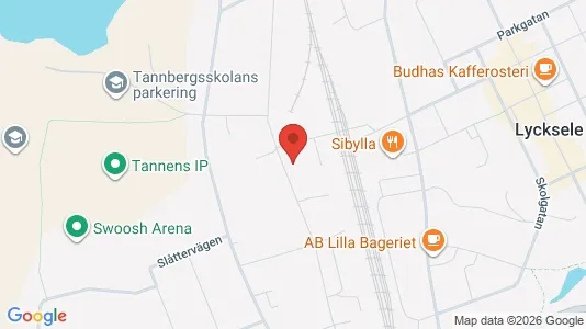 Apartments for rent i Lycksele - kort over placeringen