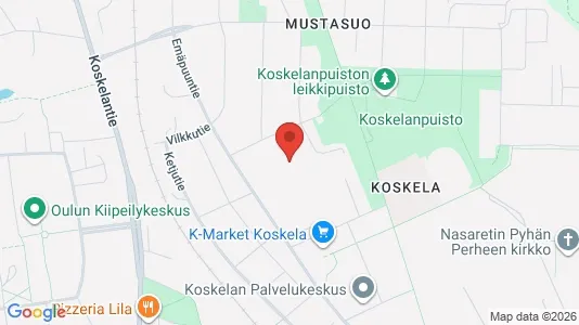Apartments for rent i Oulu - kort over placeringen