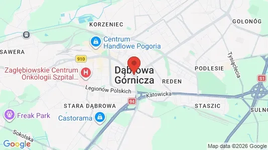 Apartments for rent in Dąbrowa górnicza - Photo from Google Street View