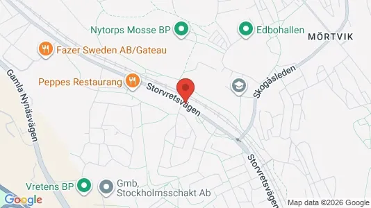 Rooms for rent i Huddinge - kort over placeringen