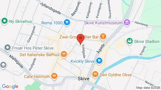 Apartments for rent i Skive - kort over placeringen