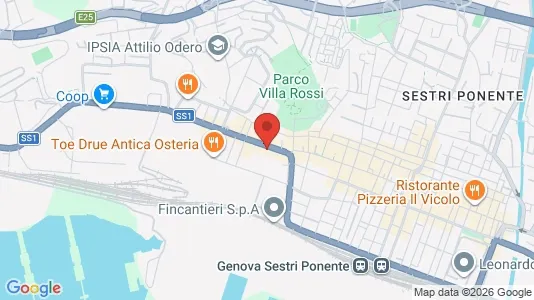 Apartments for rent i Genoa - kort over placeringen