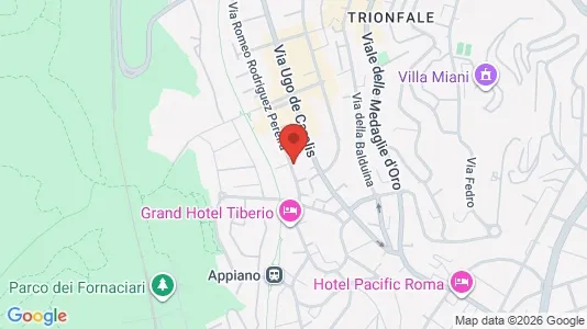 Apartments for rent i Roma Municipio XIV – Monte Mario - kort over placeringen