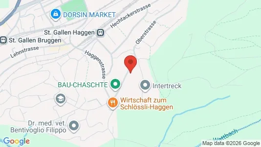Apartments for rent i Sankt Gallen - kort over placeringen