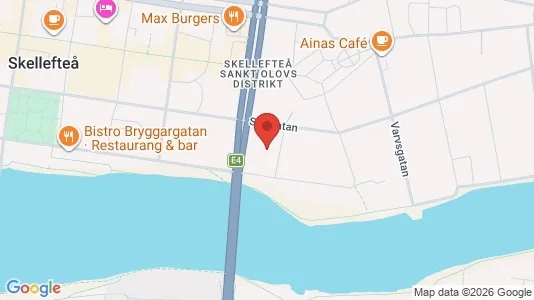 Apartments for rent i Skellefteå - kort over placeringen