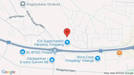 Apartments for rent i Finspång - kort over placeringen