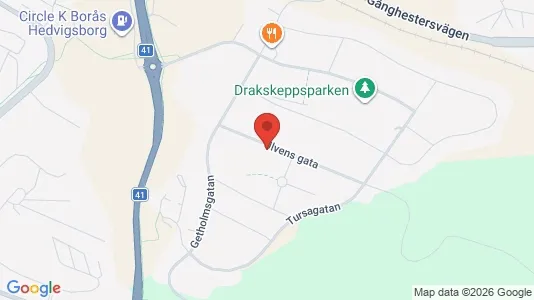 Apartments for rent i Borås - kort over placeringen