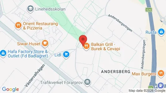 Apartments for rent i Halmstad - kort over placeringen
