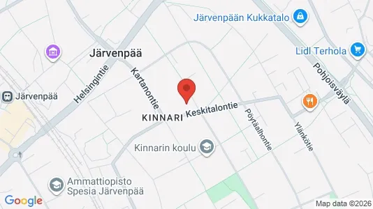 Apartments for rent i Järvenpää - kort over placeringen