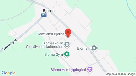 Apartments for rent i Örnsköldsvik - kort over placeringen