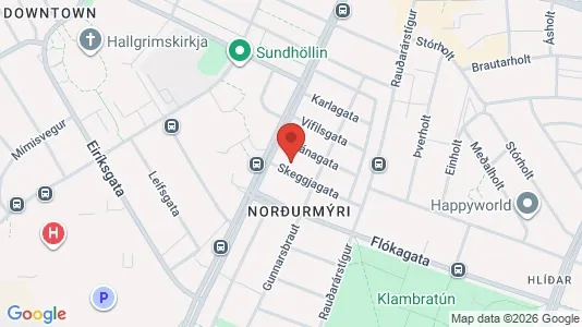 Apartments for rent in Reykjavík Hlíðar - Photo from Google Street View