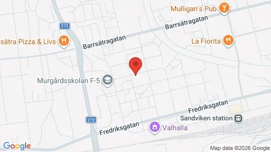 Apartments for rent i Sandviken - kort over placeringen