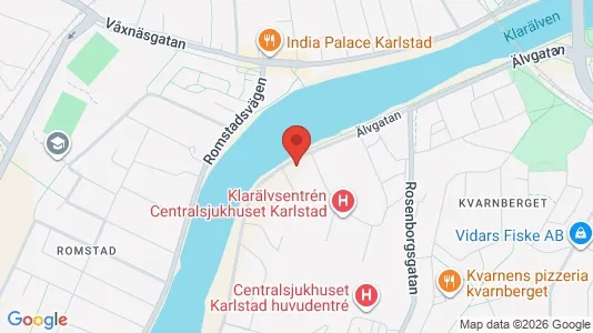 Apartments for rent i Karlstad - kort over placeringen