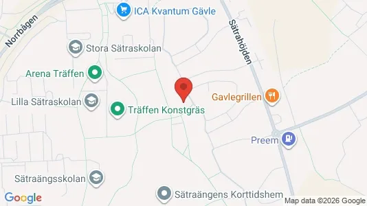 Apartments for rent i Gävle - kort over placeringen