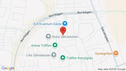 Apartments for rent i Gävle - kort over placeringen