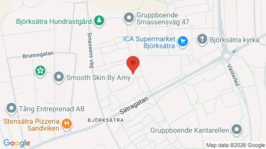Apartments for rent i Sandviken - kort over placeringen