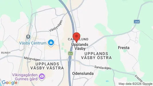 Apartments for rent i Upplands Väsby - kort over placeringen