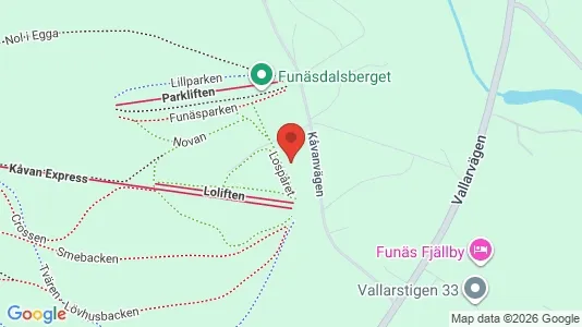Apartments for rent i Härjedalen - kort over placeringen