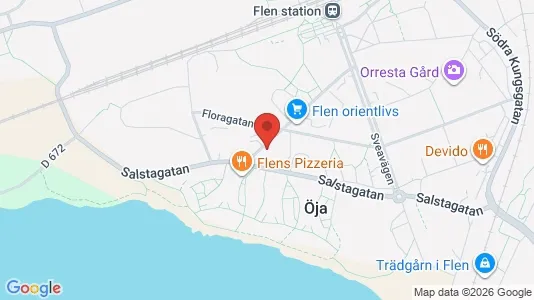 Apartments for rent i Flen - kort over placeringen
