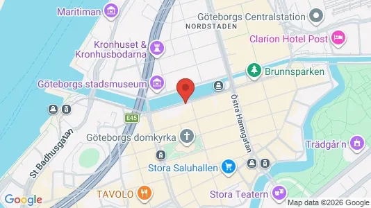 Apartments for rent i Gothenburg City Centre - kort over placeringen