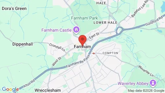 Houses for rent i Farnham - Surrey - kort over placeringen