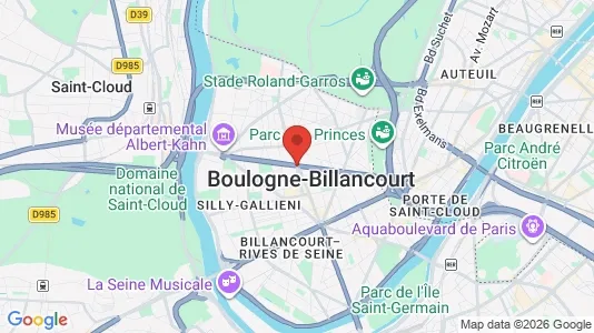 Apartments for rent in Boulogne-Billancourt - Photo from Google Street View