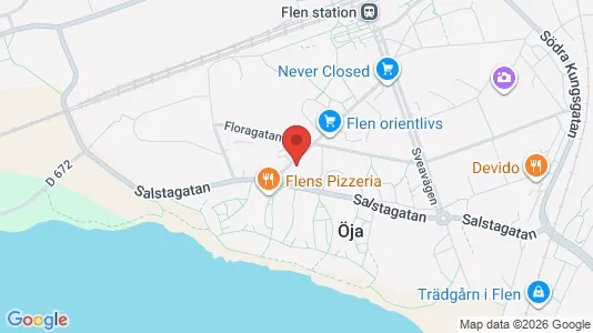 Apartments for rent i Flen - kort over placeringen
