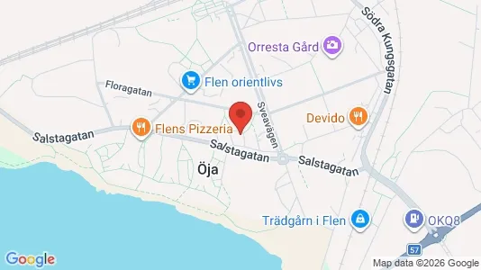 Apartments for rent i Flen - kort over placeringen