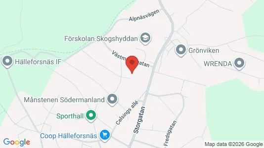 Apartments for rent i Flen - kort over placeringen