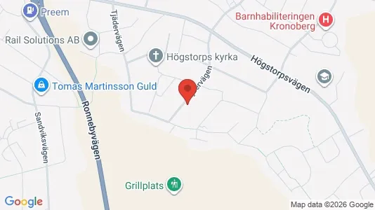 Apartments for rent i Växjö - kort over placeringen
