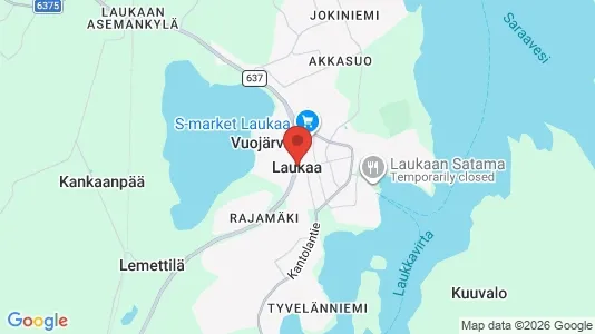 Houses for rent i Laukaa - kort over placeringen