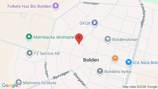 Apartments for rent i Skellefteå - kort over placeringen