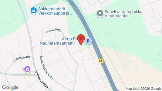 Apartments for rent i Tampere Keskinen - kort over placeringen