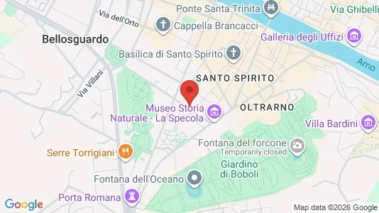 Apartments for rent i Florence - kort over placeringen