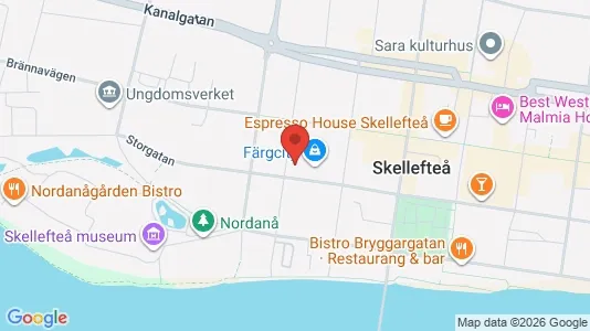 Apartments for rent i Skellefteå - kort over placeringen