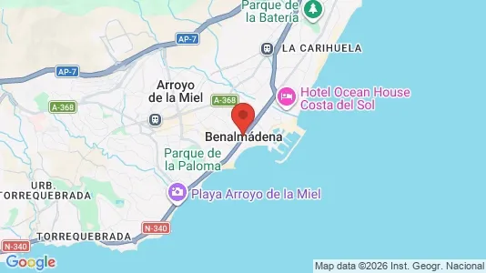 Houses for rent i Benalmádena - kort over placeringen