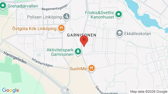 Apartments for rent i Linköping - kort over placeringen