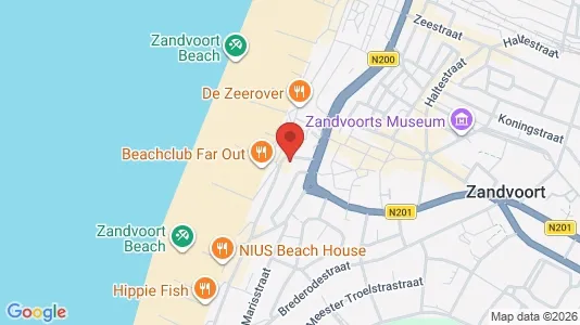 Apartments for rent i Zandvoort - kort over placeringen