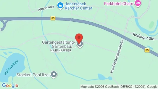 Apartments for rent i Cham - kort over placeringen