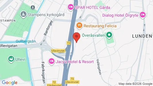 Apartments for rent i Örgryte-Härlanda - kort over placeringen