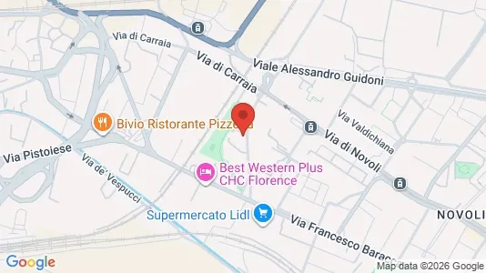 Apartments for rent i Florence - kort over placeringen
