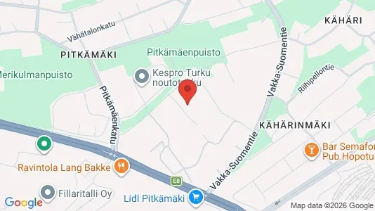 Apartments for rent i Turku - kort over placeringen
