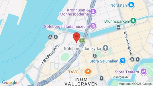 Apartments for rent i Gothenburg City Centre - kort over placeringen