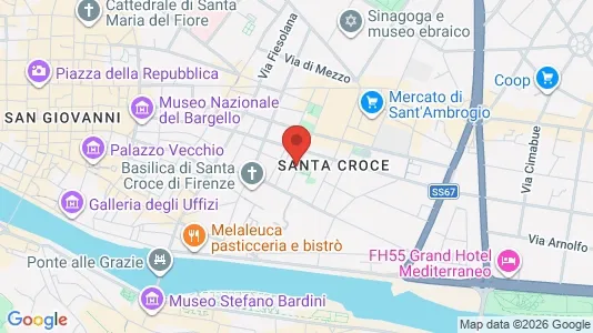 Apartments for rent i Florence - kort over placeringen