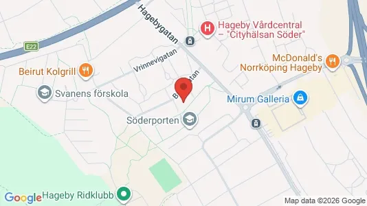 Apartments for rent i Norrköping - kort over placeringen