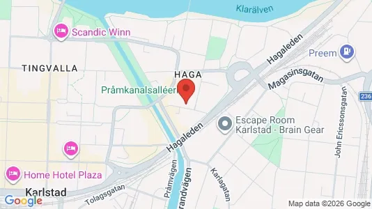 Apartments for rent i Karlstad - kort over placeringen