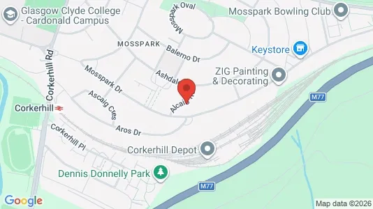 Apartments for rent i Glasgow - Lanarkshire - kort over placeringen